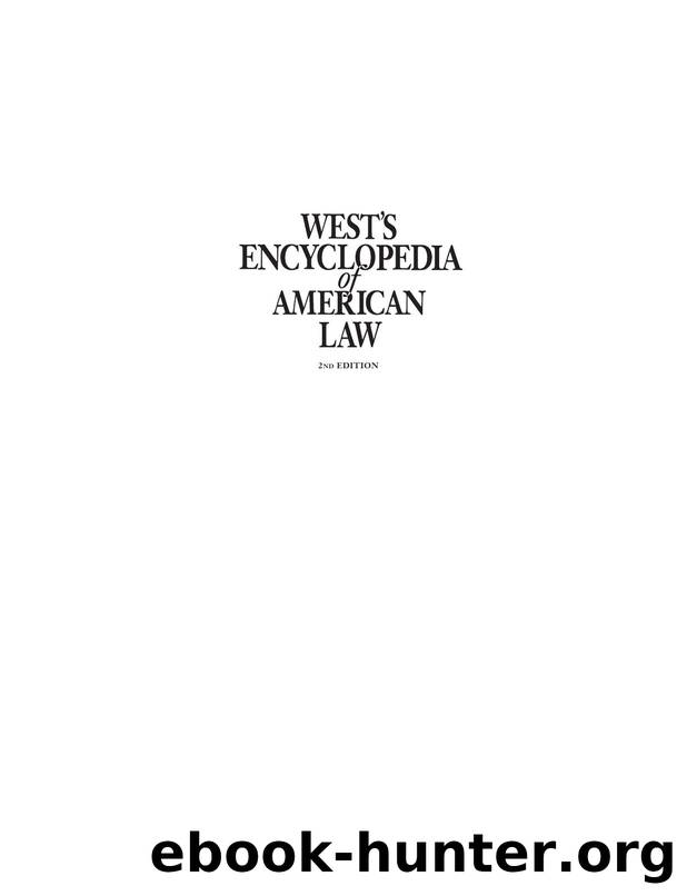 Lehman, Shirelle Phelps - West's Encyclopedia of American Law by Dictionary & Indexes. vol.13-Gacl (2004)