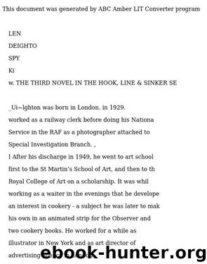 Len Deighton - Spy 06 - Spy Sin by Spy Sinker