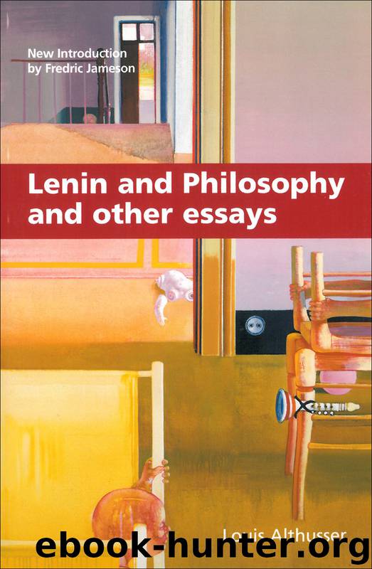 Lenin and Philosophy and other essays by Louis Althusser