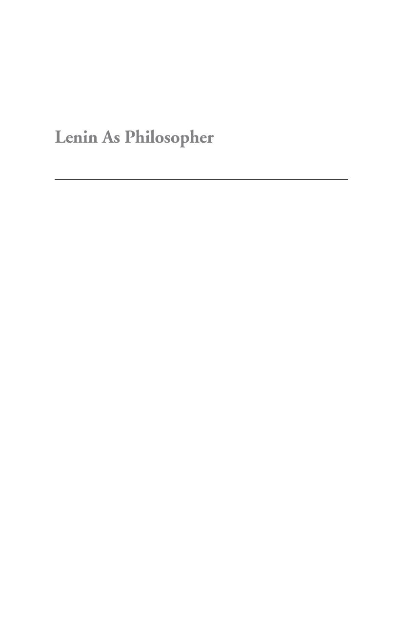 Lenin as Philosopher A Critical Examination of the Philosophical Basis of Leninism by Pannekoek A