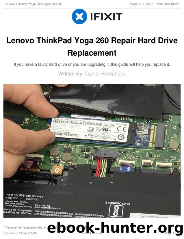 Lenovo ThinkPad Yoga 260 Repair Hard Drive Replacement by Unknown