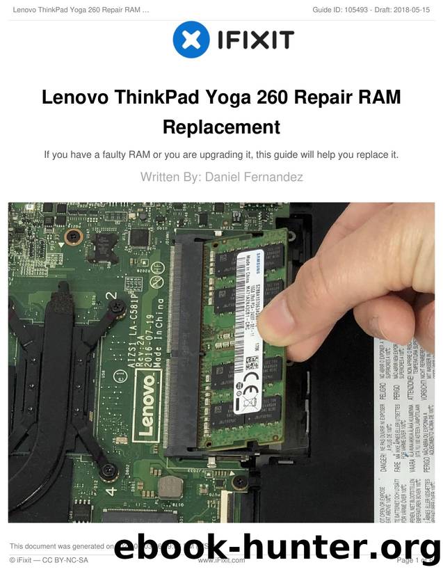 Lenovo ThinkPad Yoga 260 Repair RAM Replacement by Unknown