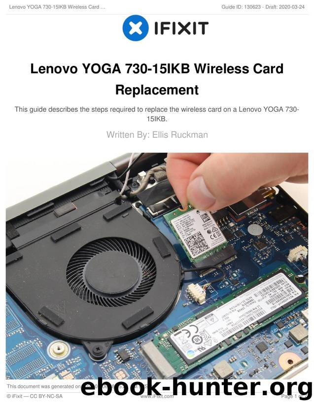 Lenovo YOGA 730-15IKB Wireless Card Replacement by Unknown