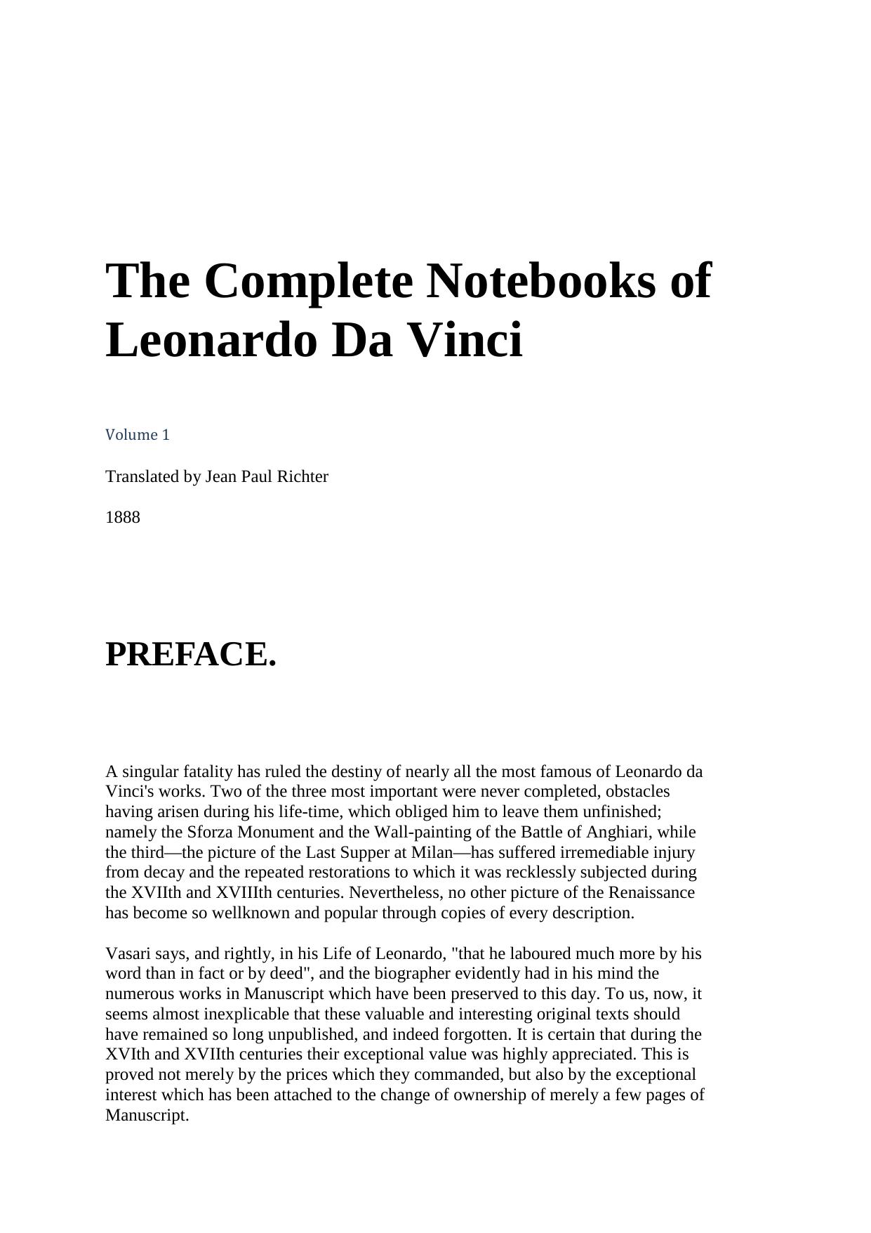 Leonardo da Vinci The Complete Works by Augusta Tosone