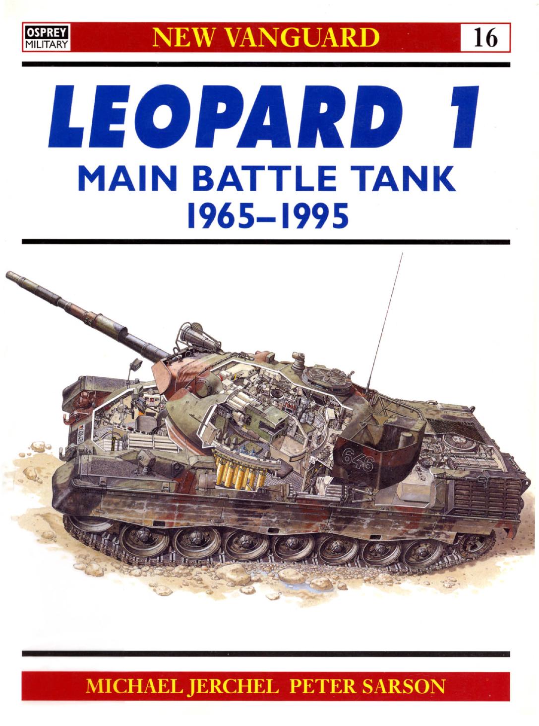 Leopard 1 Main Battle Tank 1965â95 by Michael Jerchel Peter Sarson