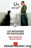 Les methodes en sociologie by Boudon Raymond