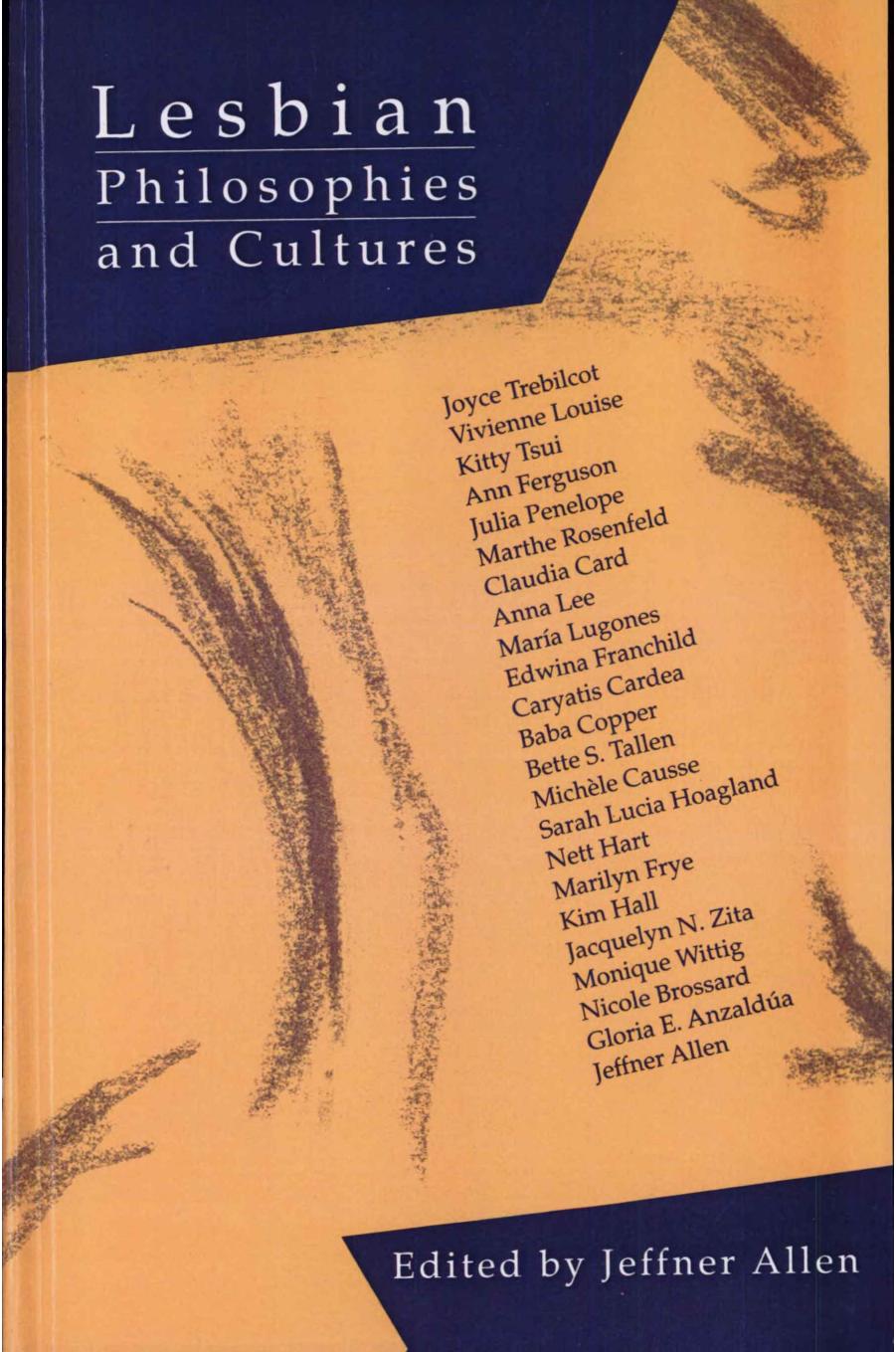 Lesbian Philosophies and Cultures by Jeffen Allen (ed.)