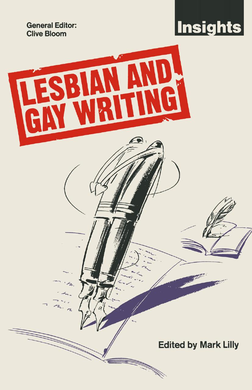 Lesbian and Gay Writing: An Anthology of Critical Essays by Mark Lilly (eds.)