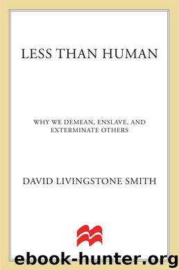 Less Than Human by Smith David Livingstone