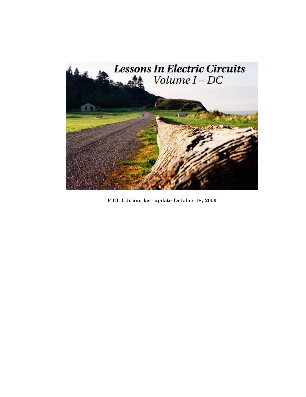 Lessons In Electric Circuits, DC by Kuphaldt