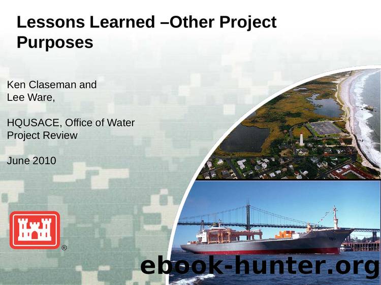 Lessons Learned - Other Project Purposes by Ken Claseman and Lee Ware