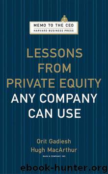 Lessons from Private Equity Any Company Can Use by Hugh Macarthur & Hugh Macarthur