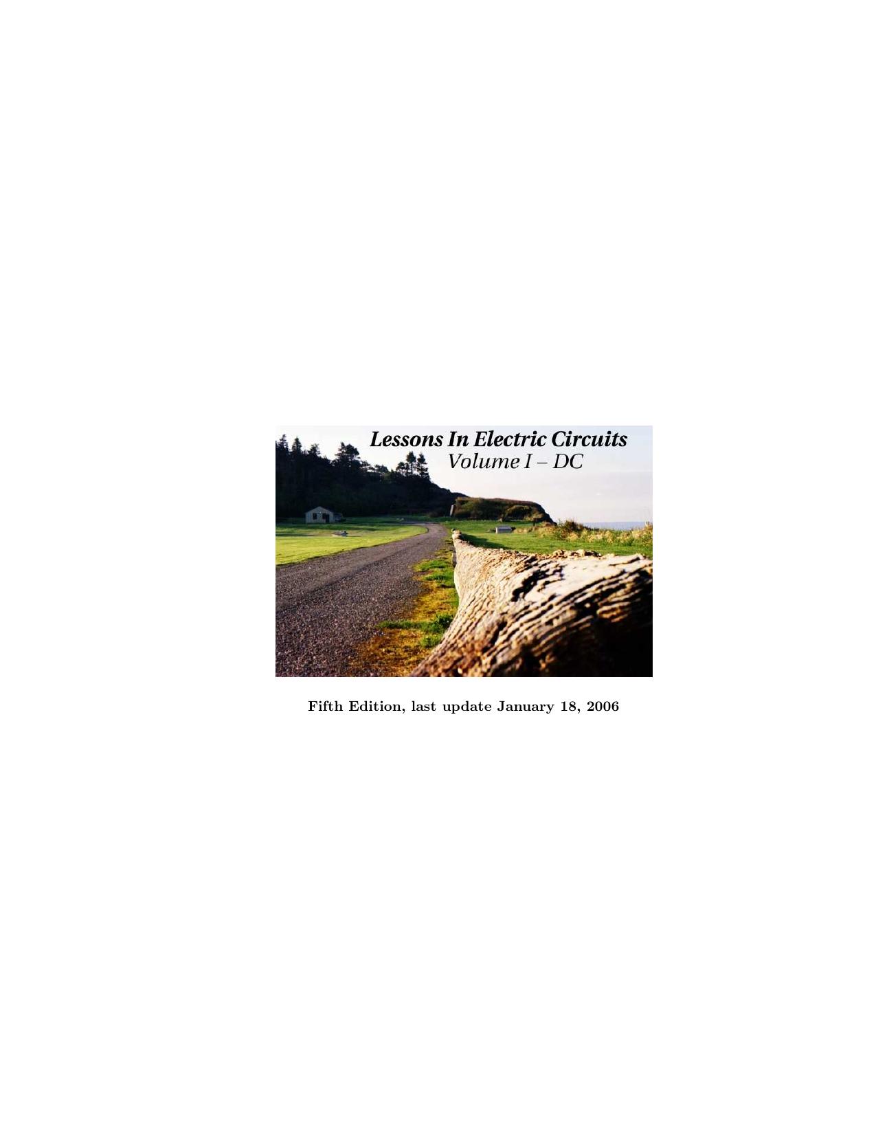 Lessons in Electric Circuits Vol 1-6 by Tony R. Kuphaldt