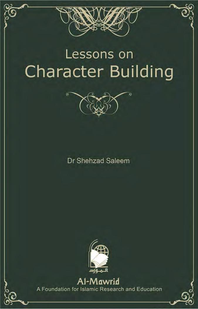 Lessons on Character Building by Dr Shehzad Saleem