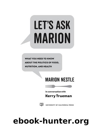 Let's Ask Marion by Marion Nestle