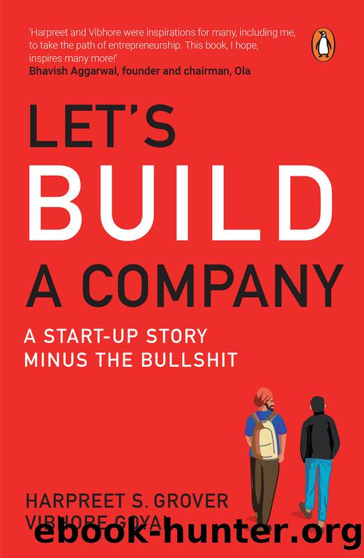 Let's Build a Company by Harpreet Grover