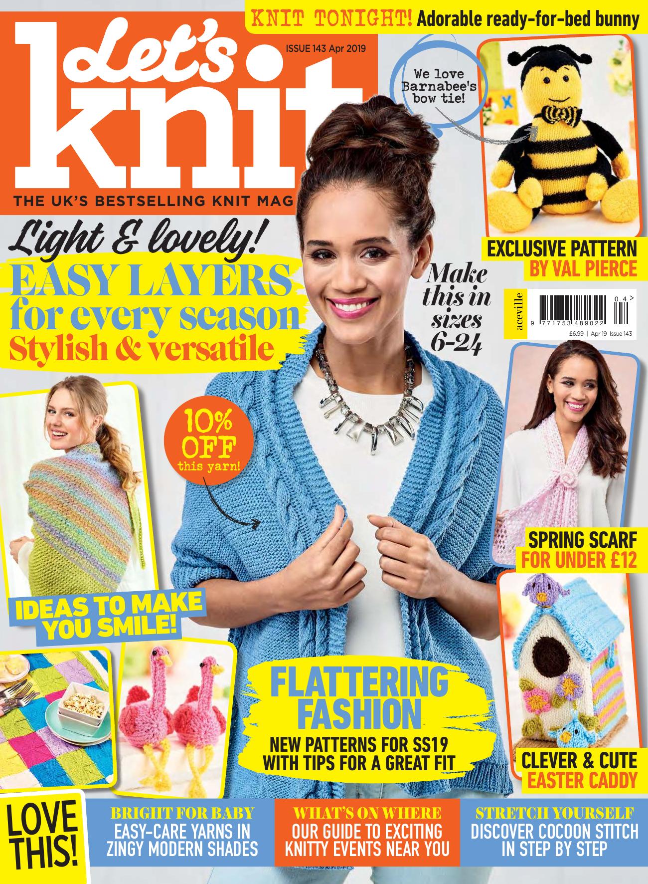 Let's Knit - Issue 143 - April 2019 by Unknow