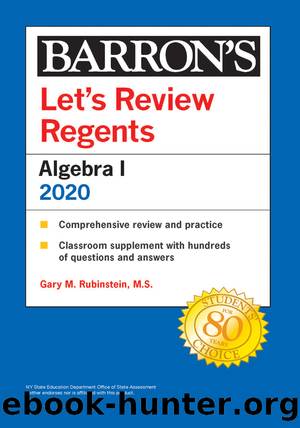 Let's Review Regents by Gary M. Rubinstein