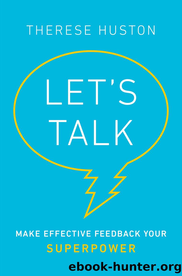 Let's Talk by Therese Huston