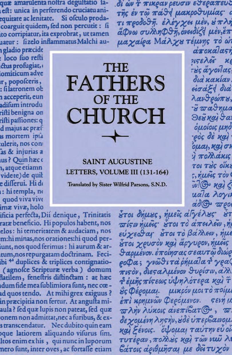 Letters Volume 3 (131-164) by Saint Augustine