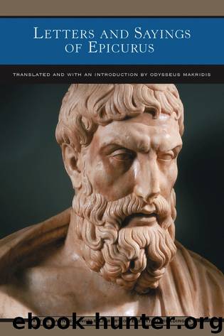 Letters and Sayings of Epicurus by Epicurus