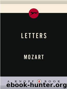Letters by Wolfgang Amadeus Mozart