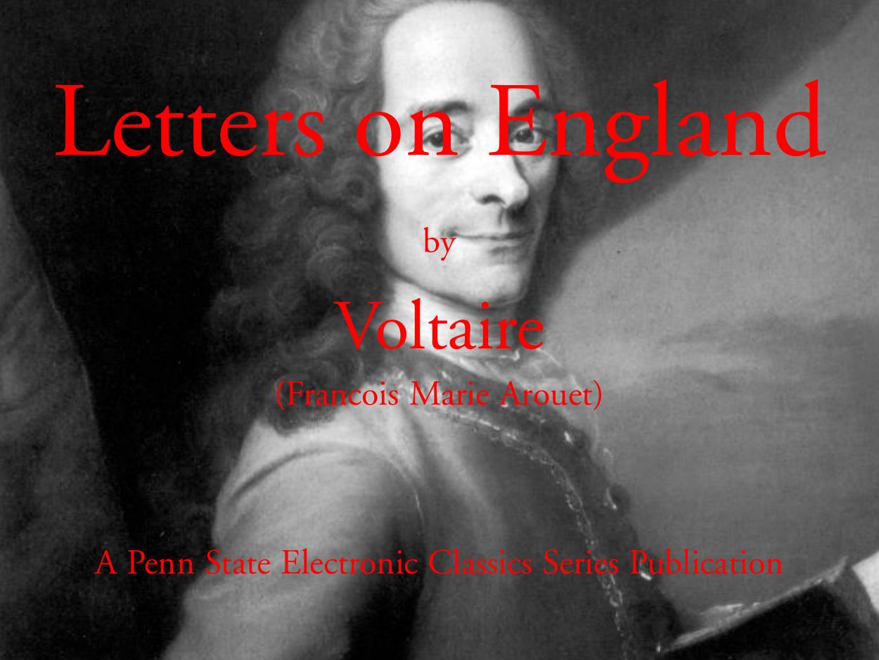 Letters on England by Voltaire