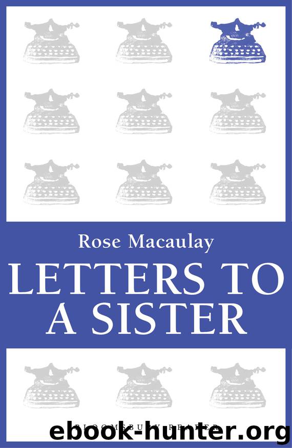 Letters to a Sister by Constance Babington Smith