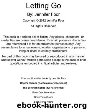 Letting Go (A Mitchell Family Series) by Unknown