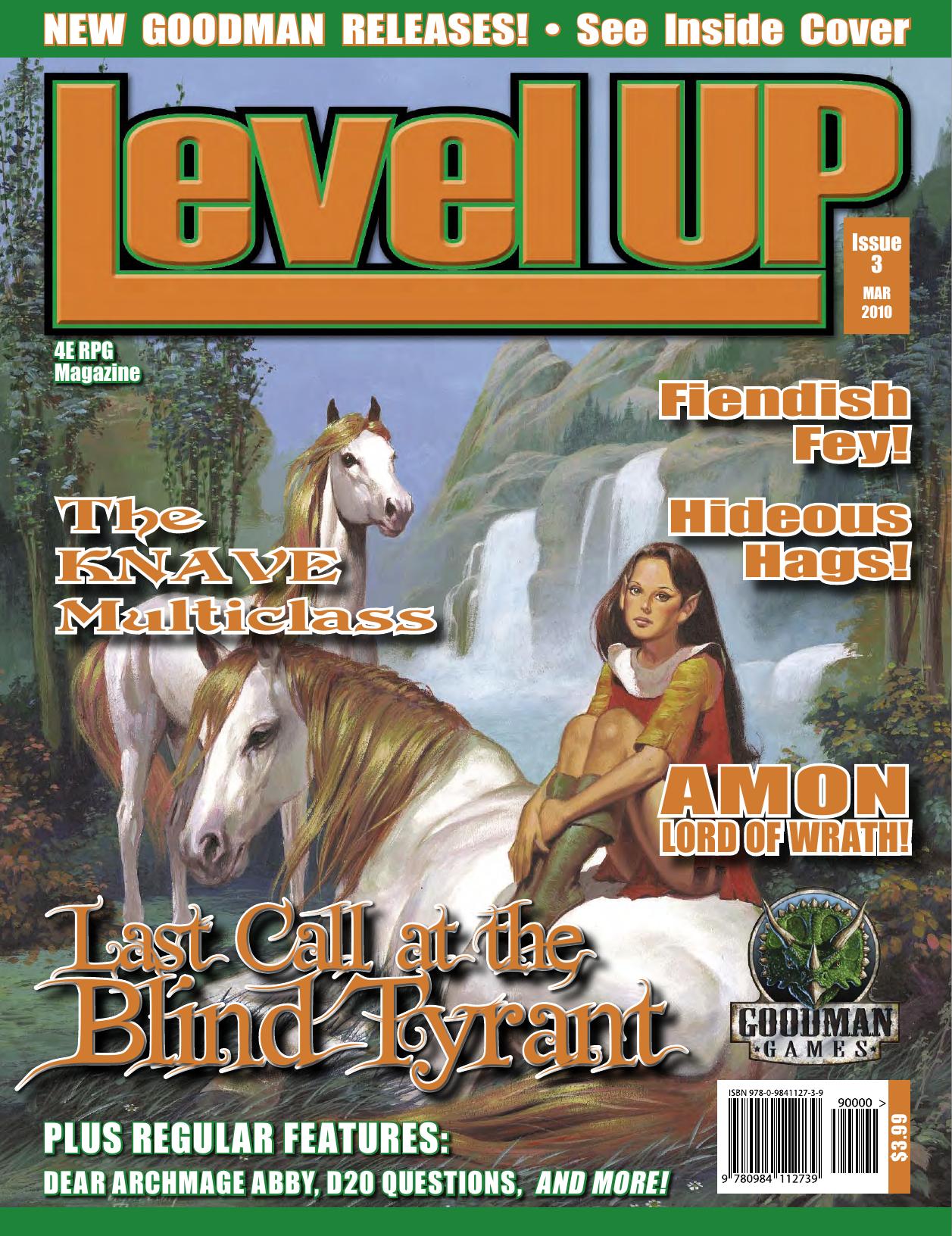 Level Up Issue 3 by Goodman Games