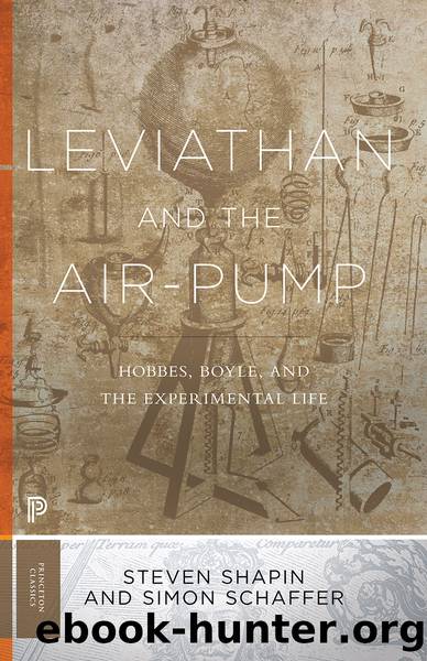 Leviathan and the Air-Pump by Steven Shapin & Simon Schaffer