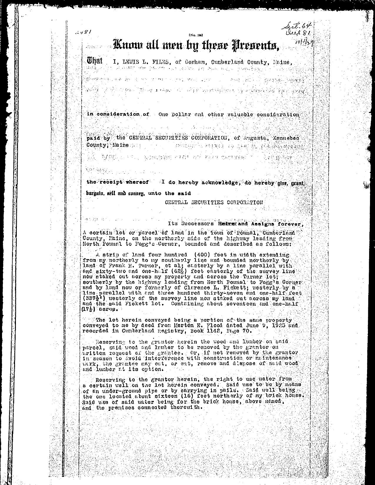 Lewis L. Files-Pownal-Cum-1337-342 by Unknown