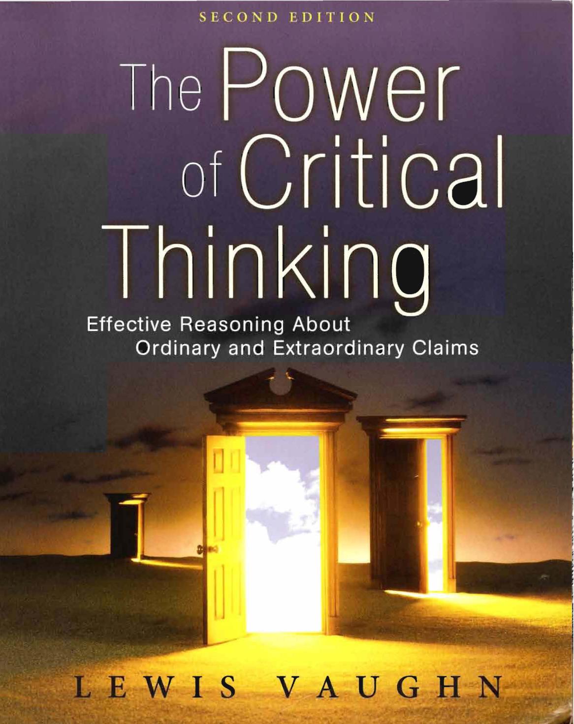 Lewis Vaughn by The Power of Critical Thinking