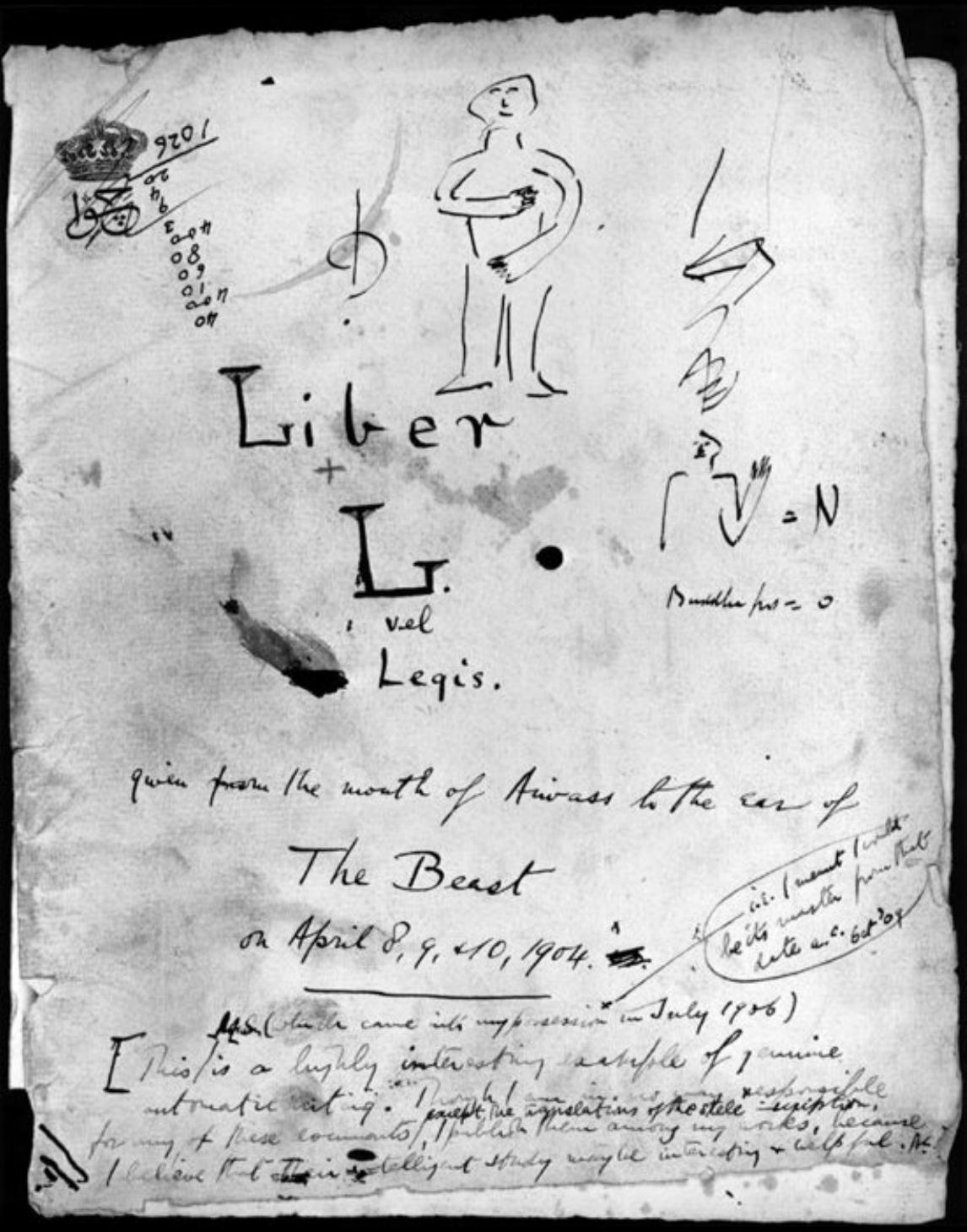 Liber AL vel Legis - The Book of the Law - Quality Scans from the Original Manuscript by the hand of Aleister Crowley.pdf by Aiwass Aleister Crowley