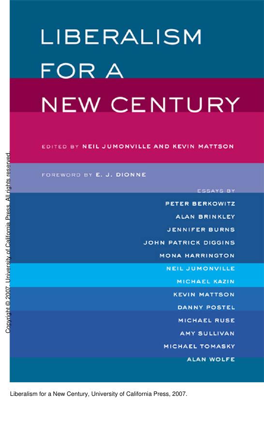 Liberalism for a New Century by Neil Jumonville; Kevin Mattson
