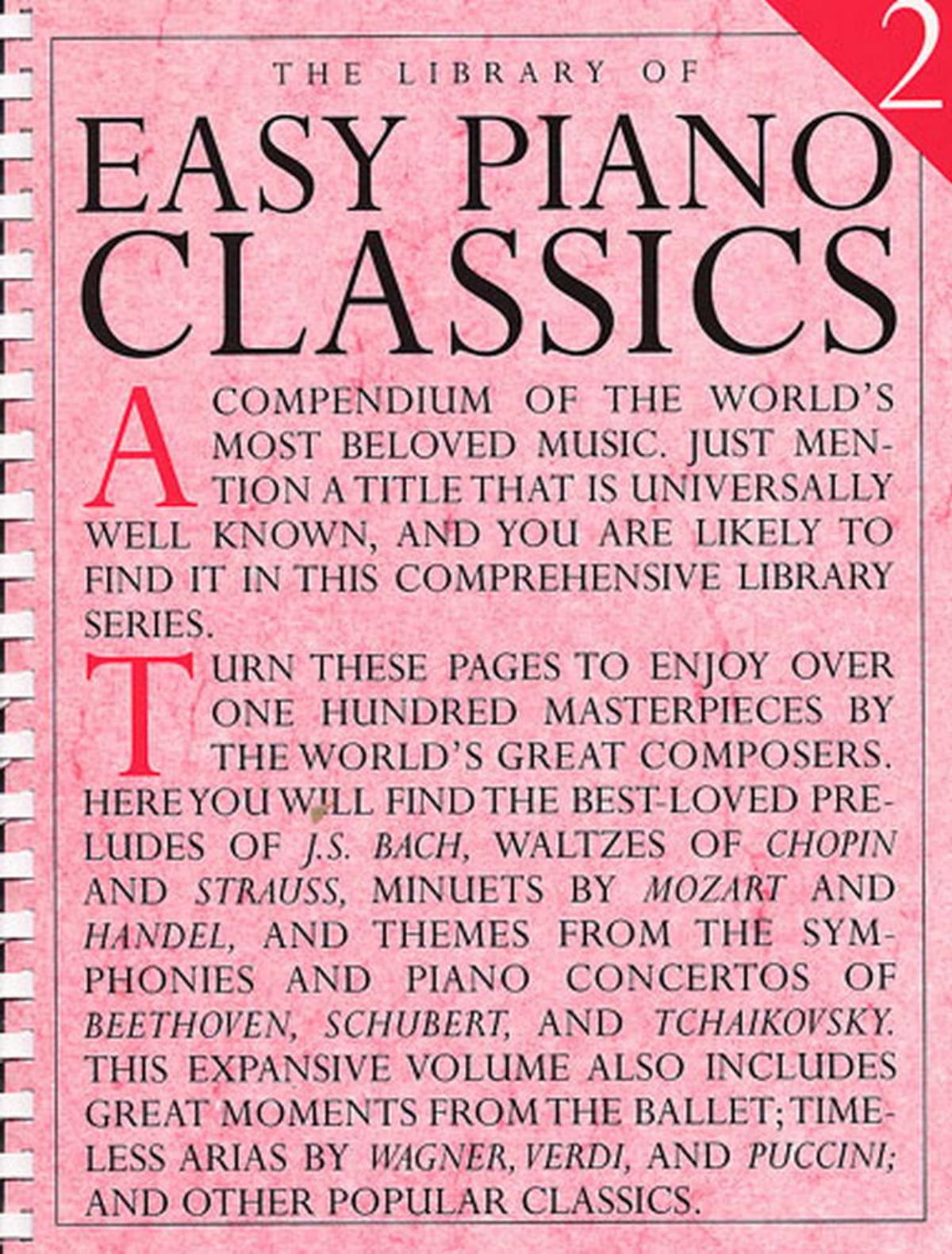 Library of Easy Piano Classics 2 (Music Sales America) by Amy Appleby