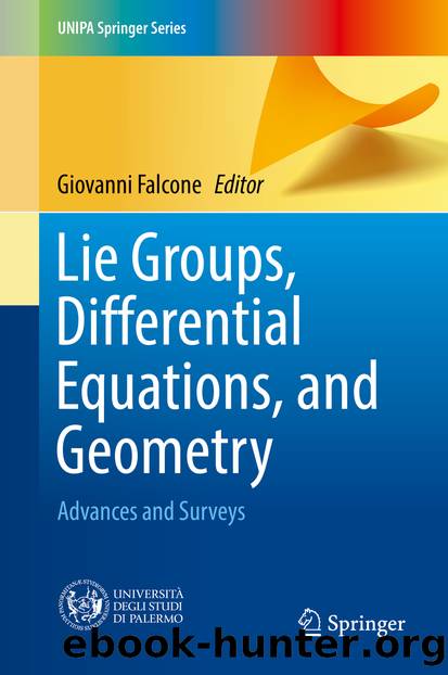 Lie Groups, Differential Equations, and Geometry by Giovanni Falcone