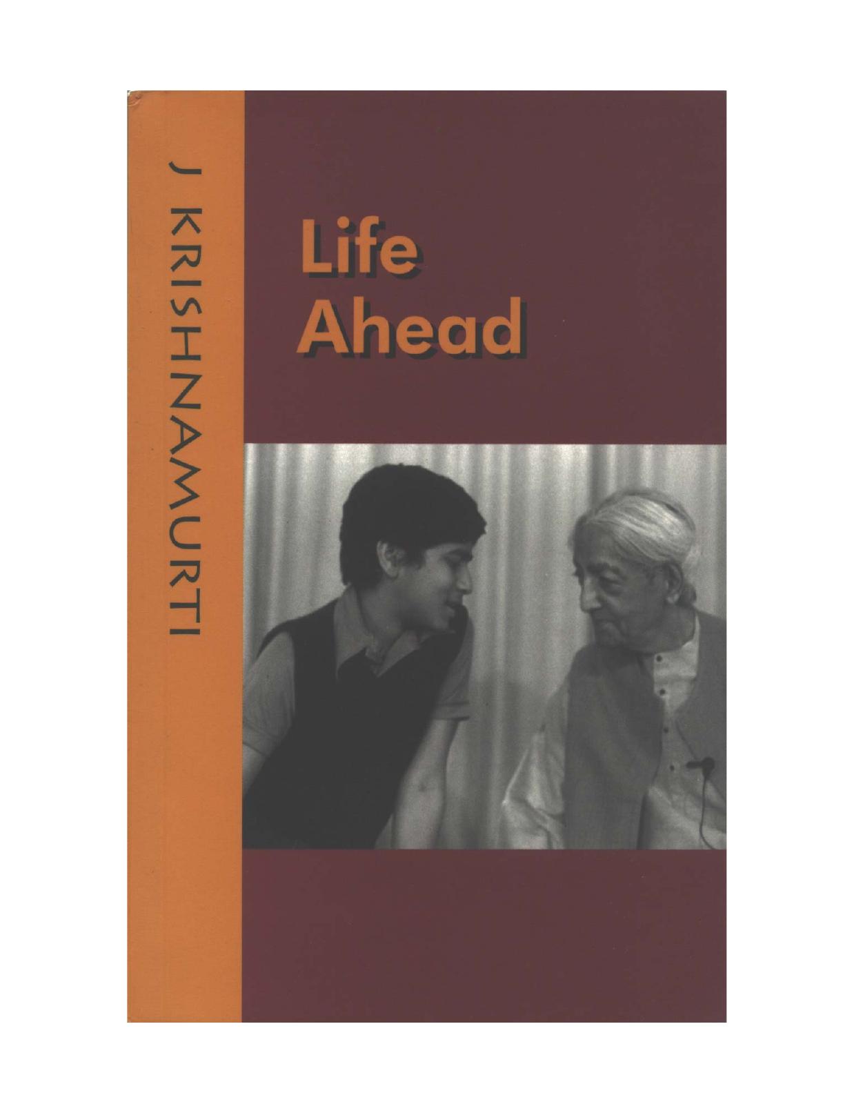 Life Ahead by Krishnamurti