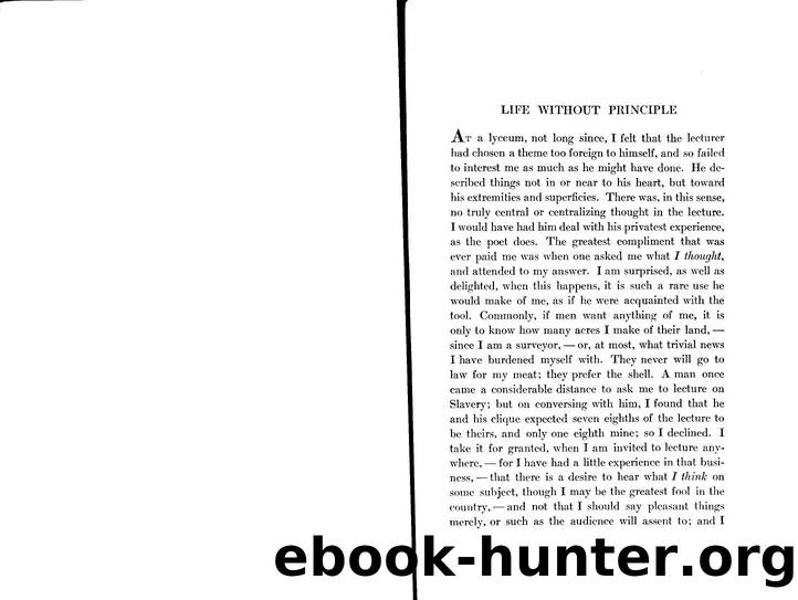 Life Without Principle by Unknown