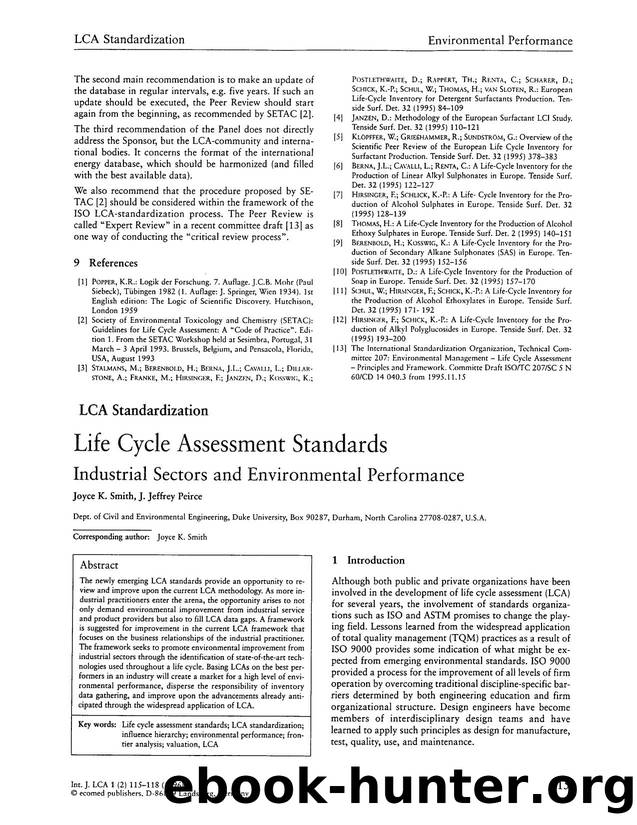 Life cycle assessment standards by Unknown