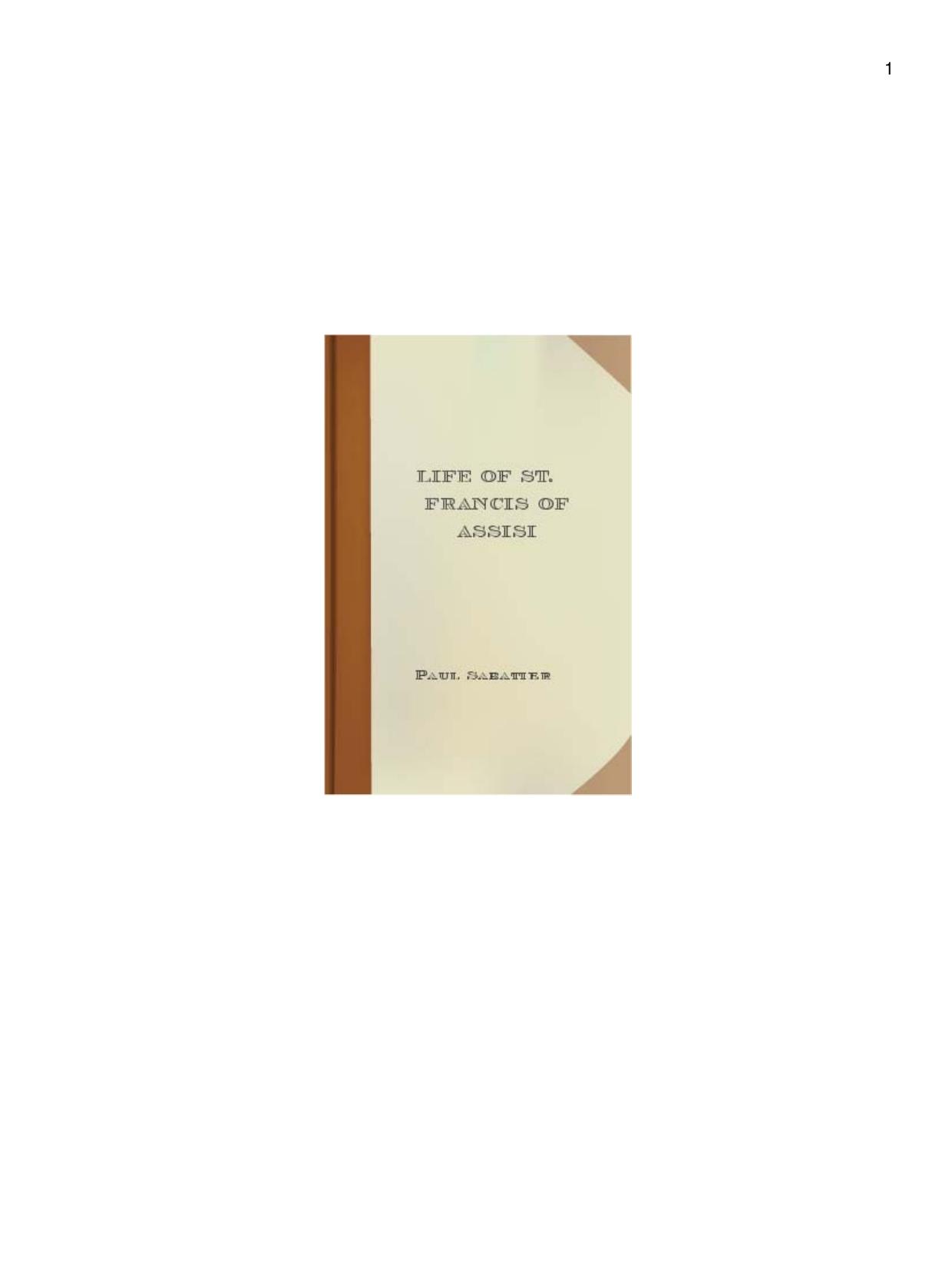 Life of St. Francis of Assisi by Unknown