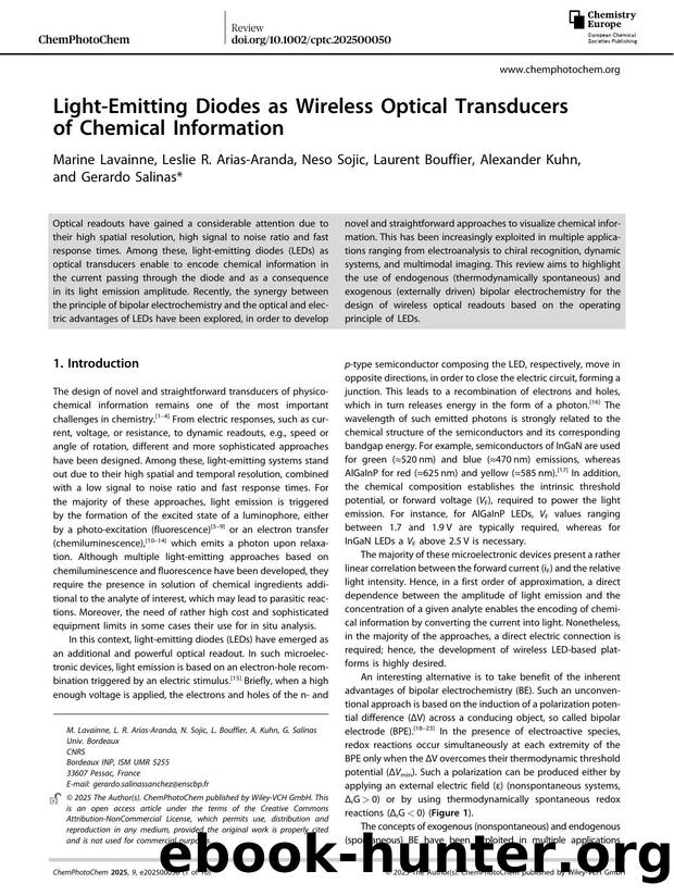 LightâEmitting Diodes as Wireless Optical Transducers of Chemical Information by unknow