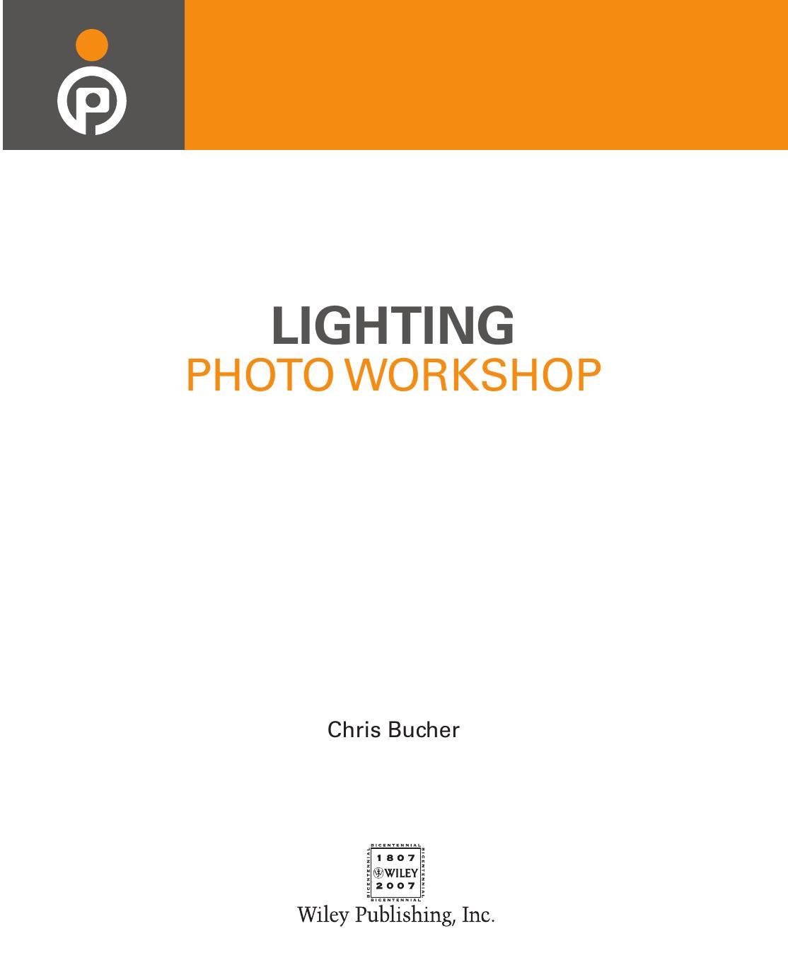 Lighting Photo Workshop by Chris Bucher