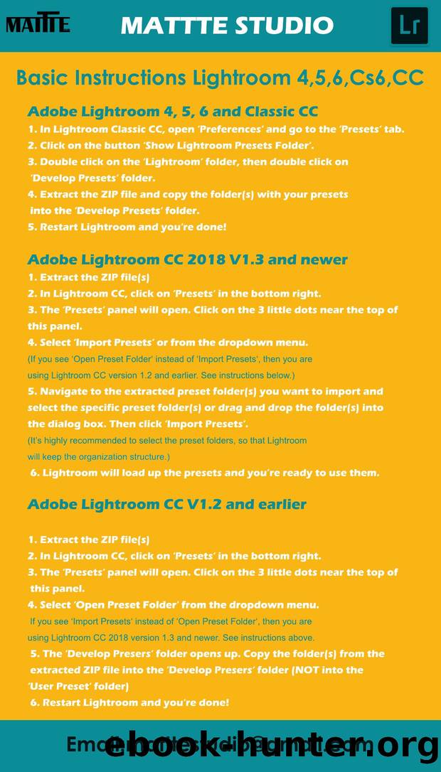 Lightroom Desktop Help Guide by Unknown