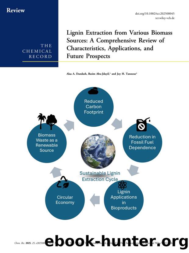 Lignin Extraction from Various Biomass Sources: A Comprehensive Review of Characteristics, Applications, and Future Prospects by Alaa A. Dandash & Basim Abu‐Jdayil & Joy H. Tannous
