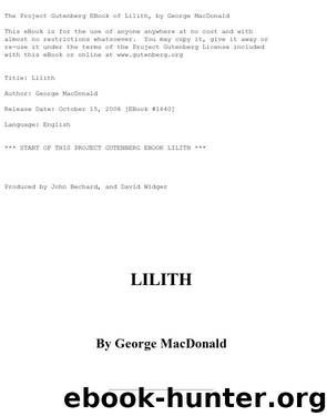 Lilith, a romance by George MacDonald