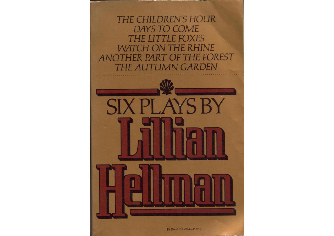 Lillian Hellman by The children's hour Script PDF (78 pages)