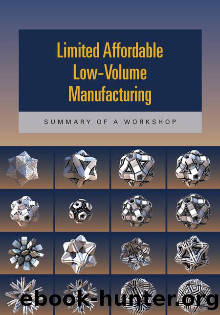 Limited Affordable Low-Volume Manufacturing: Summary of a Workshop by Maureen Mellody