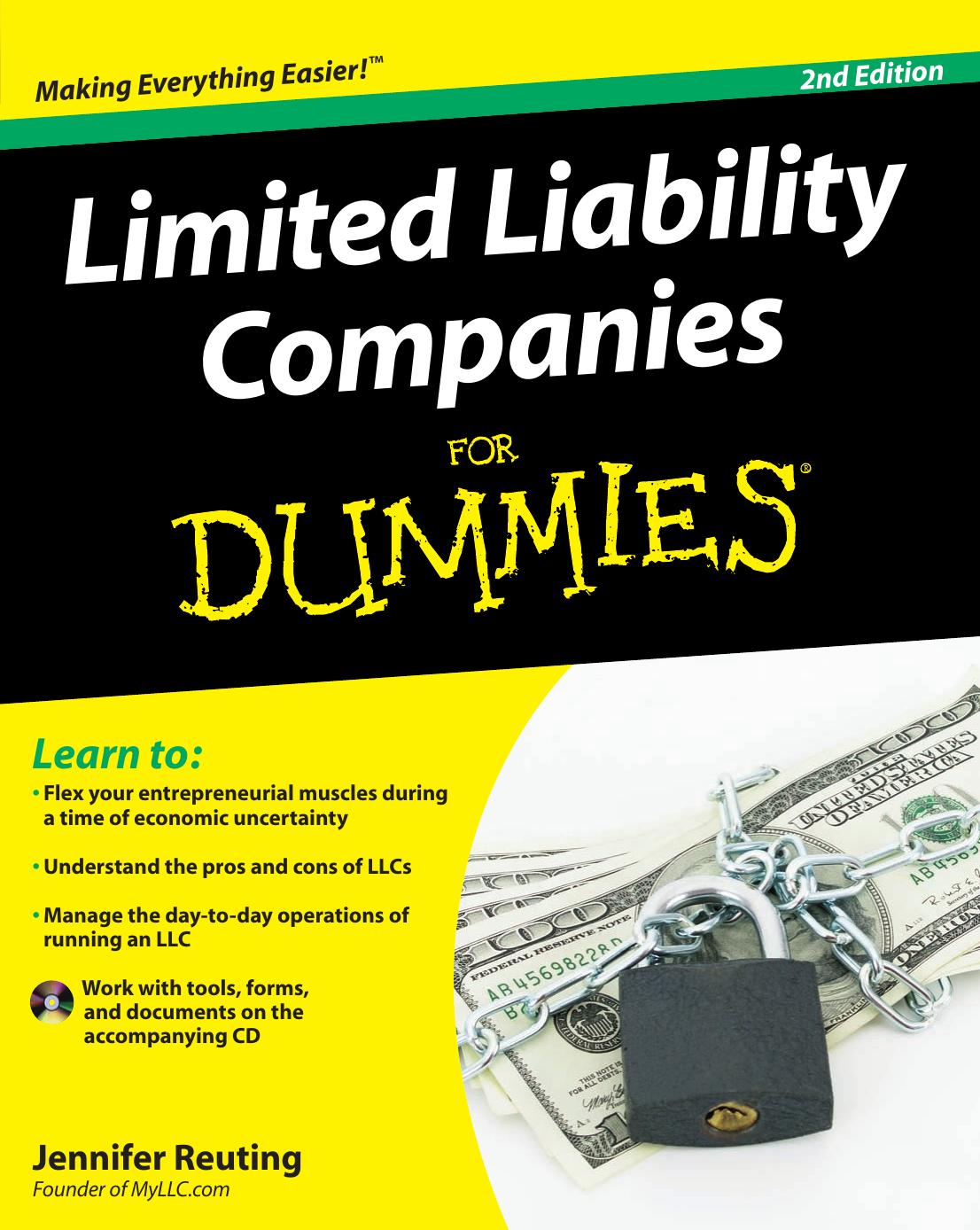 Limited Liability Companies For Dummies, 2nd Edition by Jennifer Reuting
