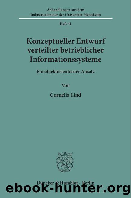 Lind by Konzeptueller Entwurf verteilter betrieblicher Informationssysteme (9783428479337)